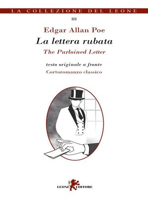 cover image of La lettera rubata / the Purloined Letter